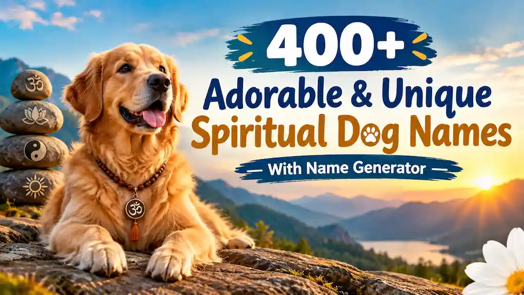 400+ Adorable & Unique Spiritual Dog Names With Name Generator