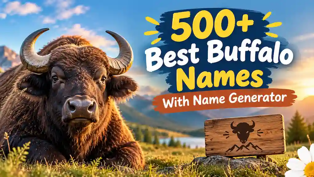 500+ Best Buffalo Names With Name Generator