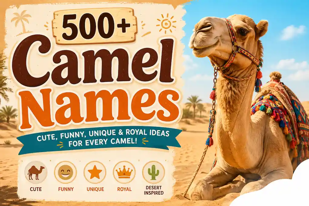 500+ Amazing Camel Names With Name Generator