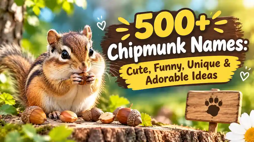 500+ Chipmunk Names: Cute, Funny, Unique & Adorable Ideas